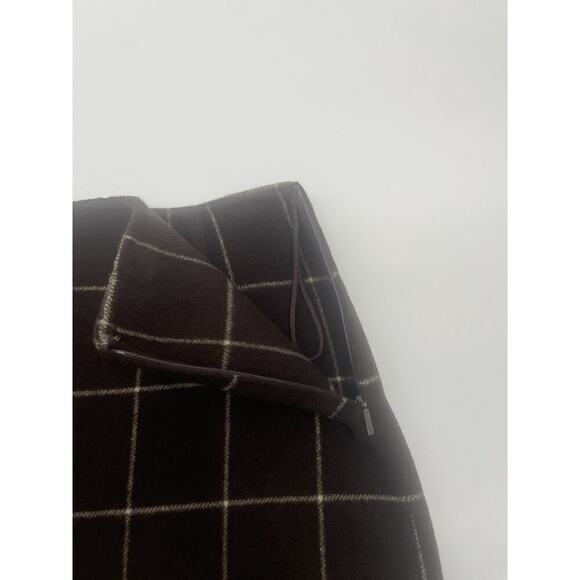 Ralph Lauren Collection Purple Label Vintage Runway Mini Skirt Wool Check 2001 L - Picture 15 of 16